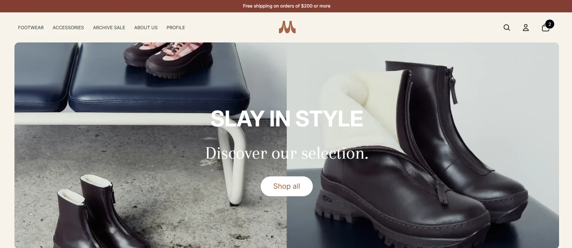 Maguire Leathers Shopify store